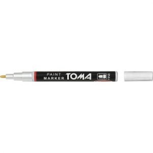 MARKER OLEJOWY 1,5 MM BIAŁY, TOMA