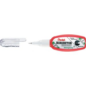 Korektor Pentel ZL103 w płynie z cienką metalową końcówka