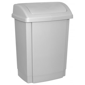 KOSZ BIUROWY Z POKRYWĄ 25L
