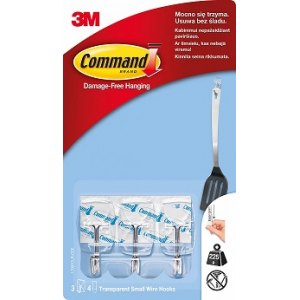 HACZYKI COMMAND Z METALOWYM UCHWYTEM, 3 SZT