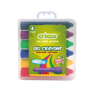 KREDKI ŻELOWE TWIST CRICCO 6 KOLORÓW