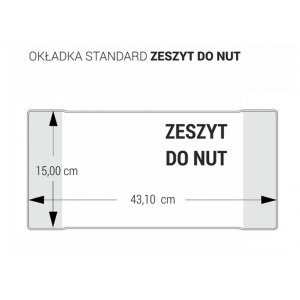 OKŁADKA NA ZESZYT DO NUT B/B