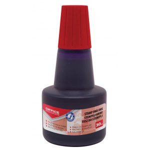 TUSZ DO STEMPLI 30ML CZERWONY