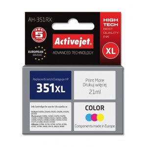 HP TUSZ NR 351XL 3-KOLOR ACTIVE JET 21ml