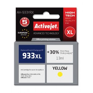 HP TUSZ NR 933XL YELLOW ACTIVE JET 13ml +30%