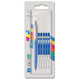 DŁUGOPIS PARKER JOTTER BLUE +5 WKŁADÓW ŻELOWYCH 2141251