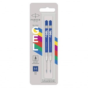WKŁADY ŻELOWE DO DŁUGOPISU PARKER NIEBIESKIE 2SZT 2136210