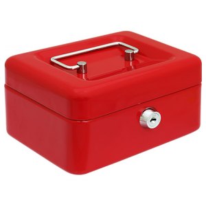 KASETKA NA PIENIĄDZE MAŁA CZERWONA