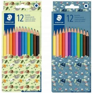 KREDKI SZEŚCIOKĄTNE 12 KOLOR&Oacute;W, PATTERN STAEDTLER