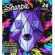 MARKER SHARPIE ZESTAW 26 KOLORÓW SPECIAL EDITION WOLF SET