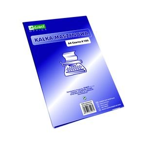 KALKA MASZYNOWA D.RECT A4 CZARNA A 25