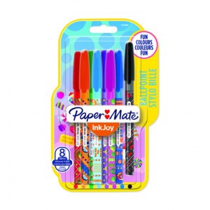 Długopisy Paper Mate Inkjoy Candy - zestaw 8 kolorów