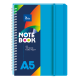 KOŁONOTES A5 100 KARTEK OPRAWA PP NIEBIESKA