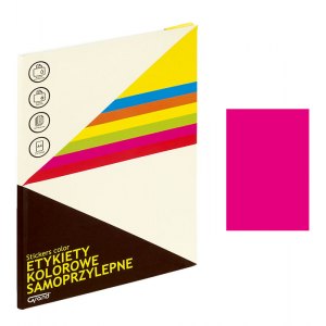Etykieta samoprzylepna GRAND - 062 A4 różowa