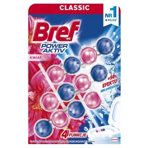 KOSTKA WC BREF POWER ACTIV FLOWERS 3x50G