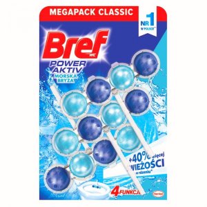 KOSTKA WC BREF POWER ACTIV MORSKA BRYZA 3x50G