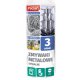 DRUCIAK METALOWY PACLAN 3SZT