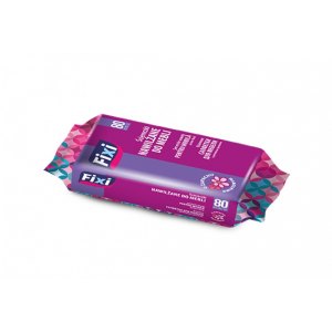 FIXI ŚCIERECZKI NAWILŻANE DO MEBLI, 80SZT, BIAŁE