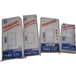 WORECZKI FOLIOWE HDPE, 14CMX4CMX32CM, 1000 SZTUK