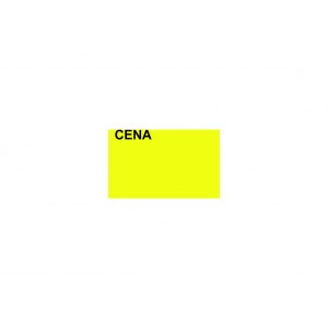 Etykieta cenowa mała, typ A, żółta, 2x3,5cm.