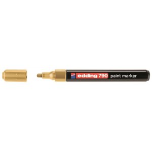Marker Edding 790 lakierowy okrągła końcówka 2-3mm złoty