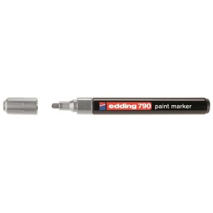 Marker Edding 790 lakierowy okrągła końcówka 2-3mm srebrny