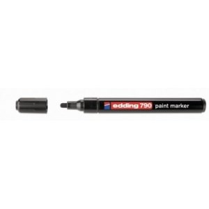 Marker Edding 790 lakierowy okrągła końc&oacute;wka 2-3mm czarny