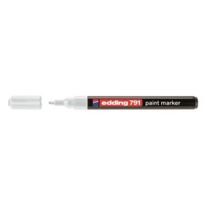 Marker Edding 791 lakierowy okrągła końc&oacute;wka 1-2mm biały