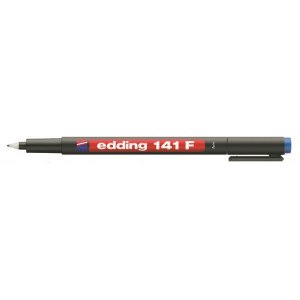 Marker Edding 141F niezmywalny do folii 0,6mm niebieski
