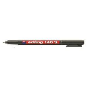 Marker Edding 140S niezmywalny do folii 0,3mm czarny