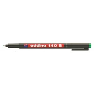 Marker Edding 140S niezmywalny do folii 0,3mm zielony