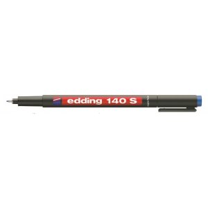 Marker Edding 140S niezmywalny do folii 0,3mm niebieski