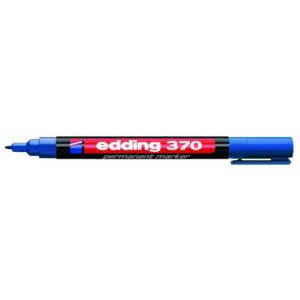 MARKER EDDING 370 OKRĄGŁY PERMANENTNY 1mm NIEBIESKI