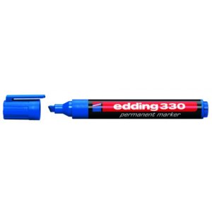 MARKER EDDING 330 ŚCIĘTY PERMANENTNY 1-5MM NIEBIESKI
