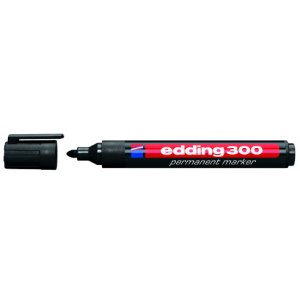 MARKER EDDING PERMANENTNY OKR.KOŃC. 1,5-3mm CZARNY