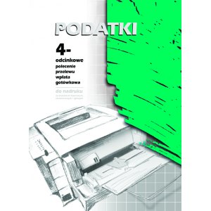 PODATKI 4-odc. polecenie przelewu - wp. gotówki do nadruku