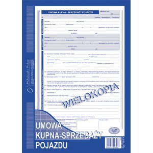 Umowa kupna - sprzedaży pojazdu