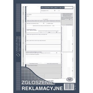 Zgłoszenie reklamacyjne