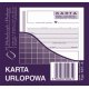 Karta urlopowa