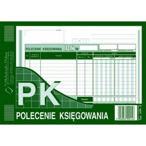 Polecenie Księgowania A5 offset