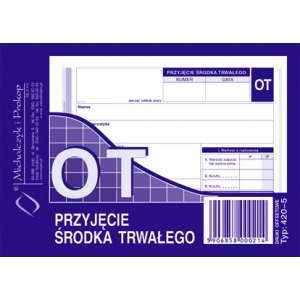 Przyjęcie środka trwałego A6