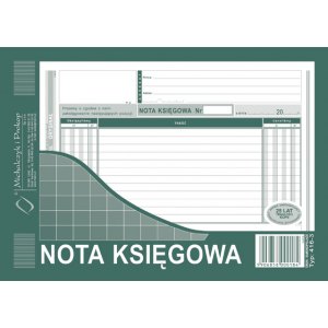Nota Księgowa A5