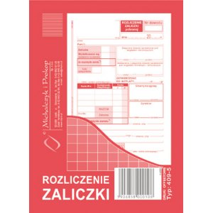 Rozliczenie zaliczki A6