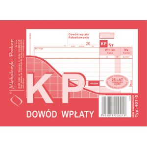 KP Dow&oacute;d wpłaty A6