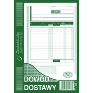 Dowód dostawy A5