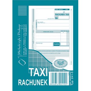 Rachunek TAXI A6