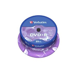 PŁYTA VERBATIM DVD+R, 4,7GB, 16X, CAKE 25